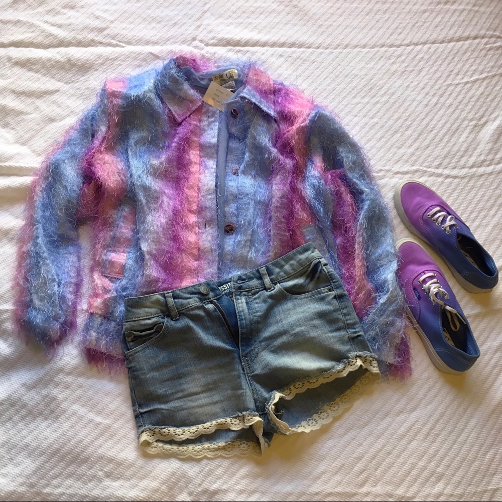 Vintage fuzzy jacket